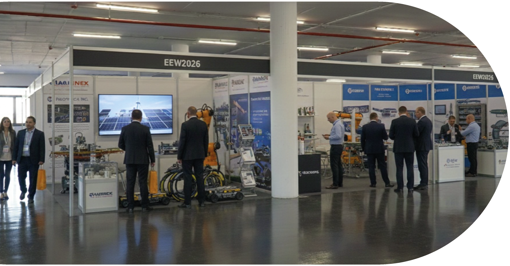 Stand interactivo y exposición tecnológica en la Elecam Experience Week 2026